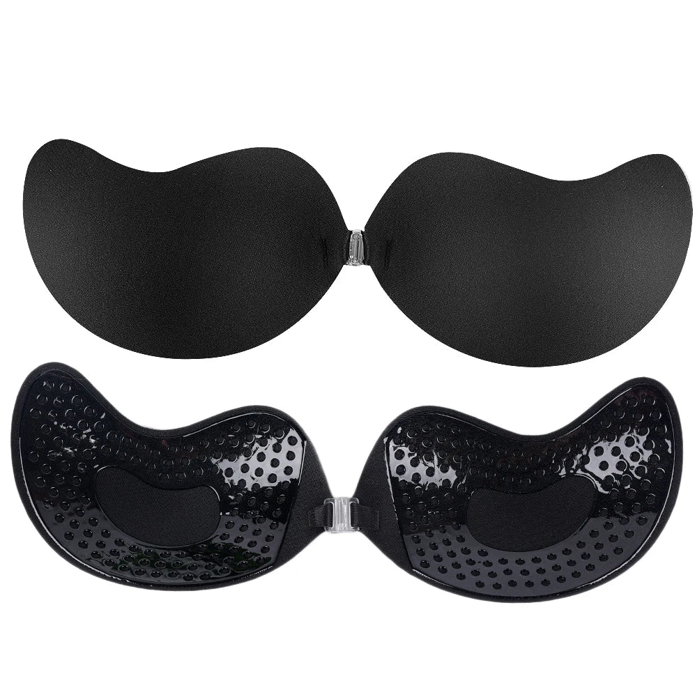 New Silicone Chest Stickers Lift Up Nude Bra Self Adhesive Bra Nude Invisible Push Up Cover Bra Pad Sexy Strapless Breast Petals